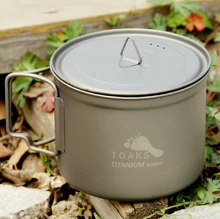 TOAKS 3in1 Ultralight Portable Titanium Pot Outdoor Camping Titanium Bowl cup 900ml