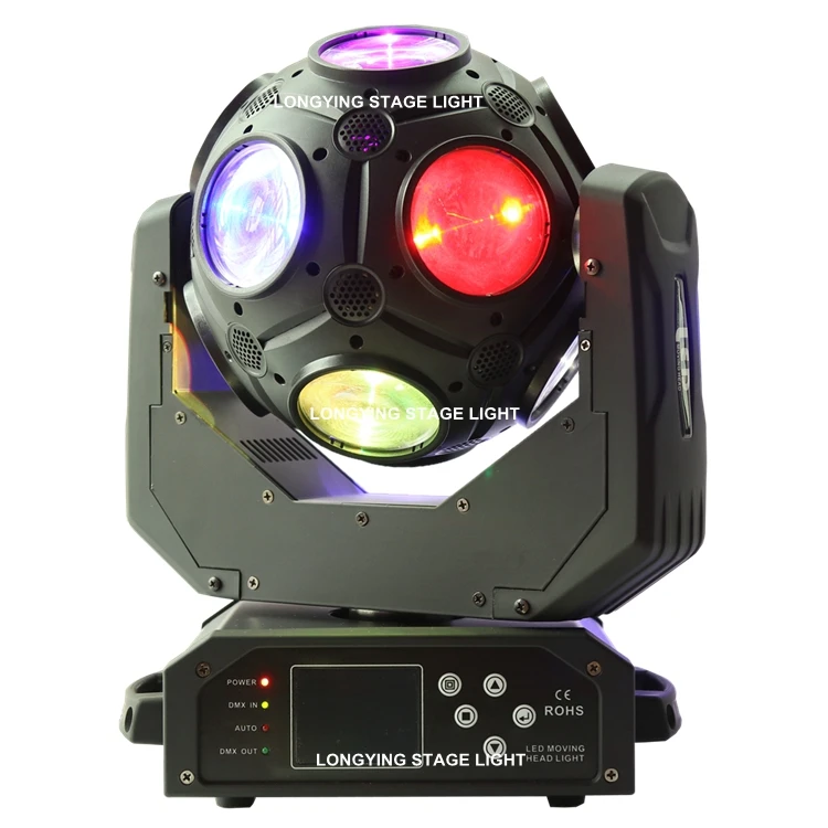 Бесплатная доставка 6 шт./лот 12x20 Вт CREE RGBW 4in1 светодиодный луч Футбол перемещение головного света DMX512 Профессиональный DJ оборудование