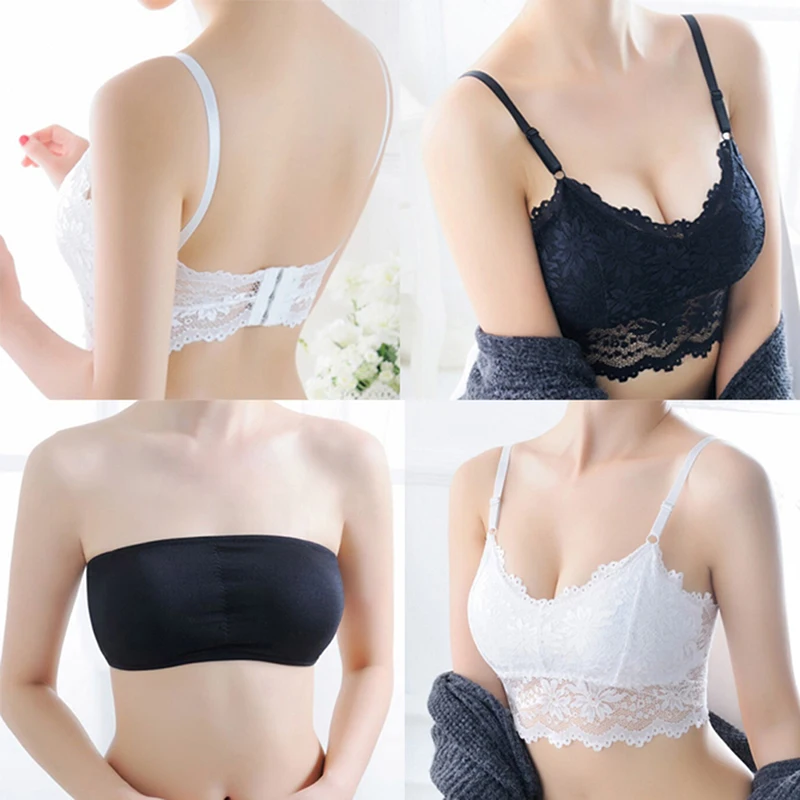 

Women Sexy Lingerie Lace Bras Mesh Bralette Female Seamless Unpadded Floral Brassiere Intimates Femme Underwear
