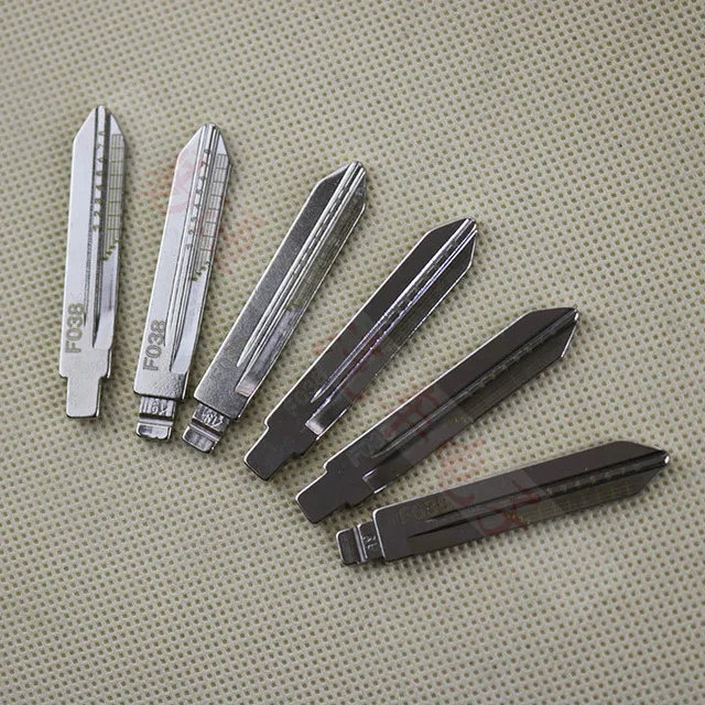 NO.19 Выгравированный линейный ключ для Ford FO38 2 в 1 LiShi весы режа зубы Заготовка ключа