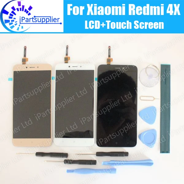 ЖК дисплей + сенсорный экран для Xiaomi Redmi 4X 100% протестированный дигитайзер сменная
