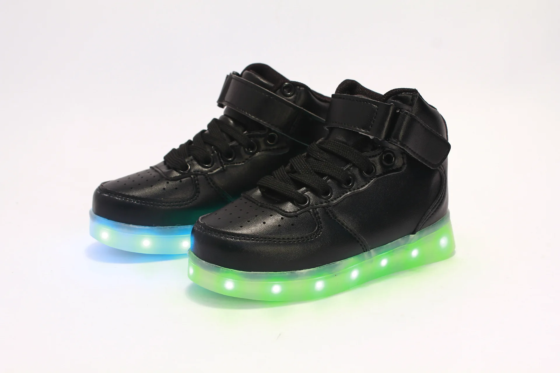 Size 25-42 USB Luminous Sneakers for Children Adult Led Shoes with Light Up Sole Kids Boys Girls Glowing Sneakers LED Slippers