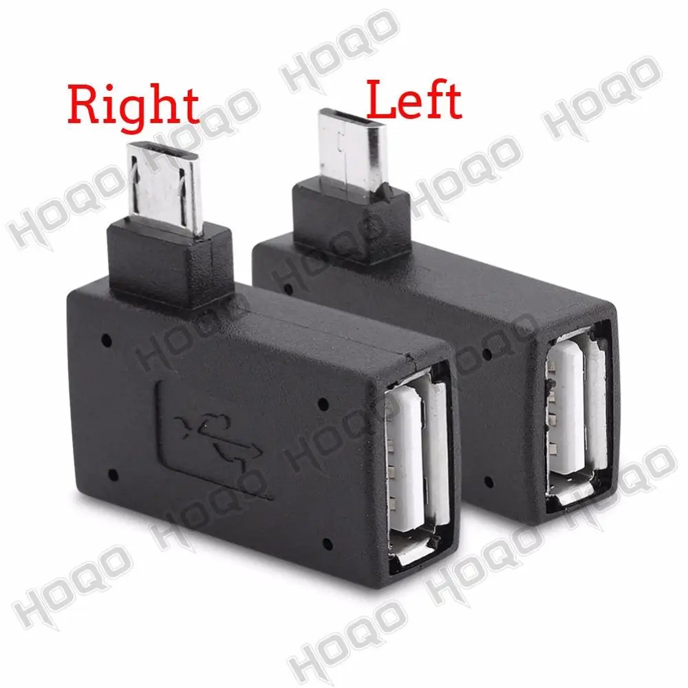 90 градусов Micro USB OTG адаптер для Fire Stick TV Snes mini Classic Nes Mini с блоком питания левым и