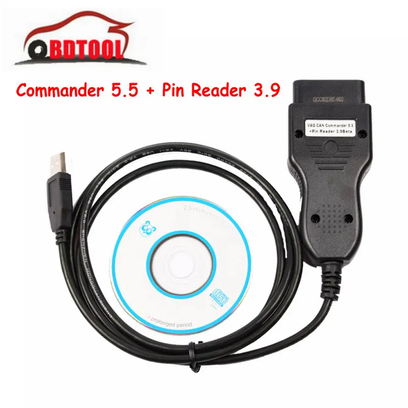 

Newest VAG K CAN Commander 5.5 Pin Reader 3.9Beta OBD2 Scanner VAG CAN Commander 5.5 VAG Kilometers Program Scanner