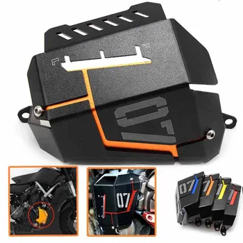 

For YAMAHA MT-07 MT07 FZ-07 FZ07 13 14 15 CNC Motorcycle Radiator Water Coolant Resevoir Tank Guard Cover Side Grille Protector