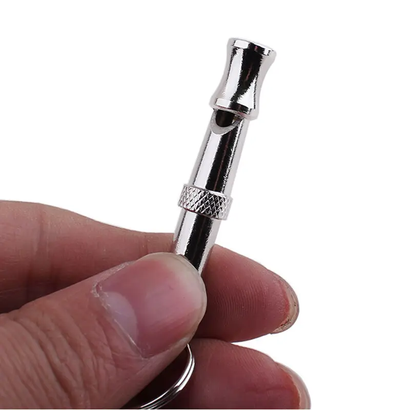 1Pc New Pet Dog Training Ultrasonic Sound Pet Products For Dog Puppy Whistle Key Chain Whistle