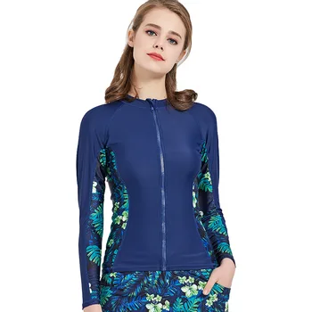 

Rash Guard Tops Women Long Sleeve drifting Swim Suit brands Diving Shirt Surf Snorkeling Swimming fato de mergulho