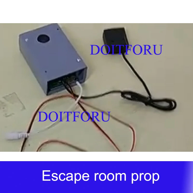 Us 69 3 10 Off Room Escape Game Props Unlock Knocking At The Door Knocking At The Door Lock Rhythm Organs Induced Vibration In Party Diy Decorations