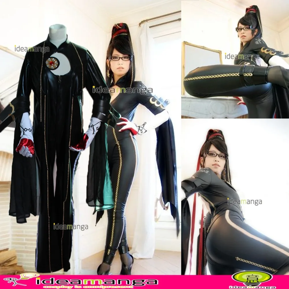 Горячая игра Bayonetta Хэллоуин Рождество косплей костюм для женщин| |
