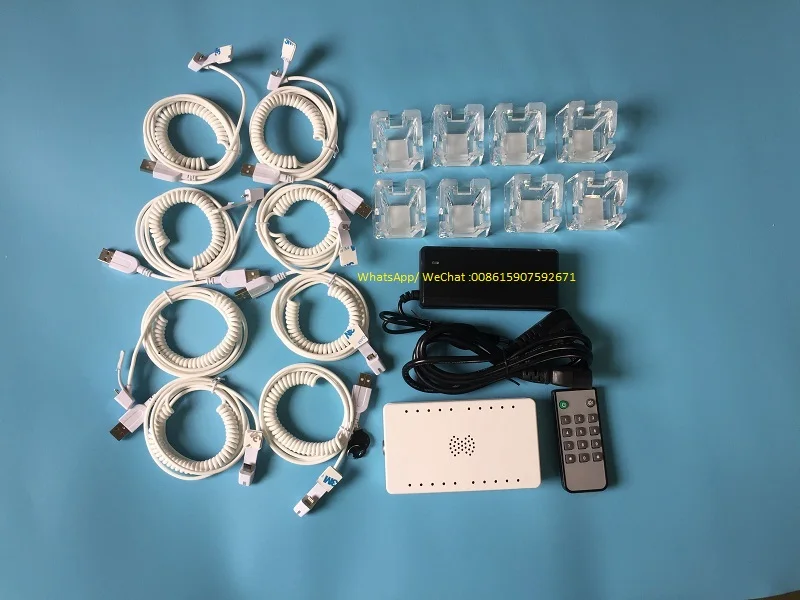mobile_phone_Retail_shop_8_ports_alarm_host_box_display_security_solutions_with_alarm_and_charger
