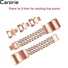 Лучшая цена! Большой размер из нержавеющей стали сменные часы ремешок для Fitbit Alta hr для Fitbit Alta jul28