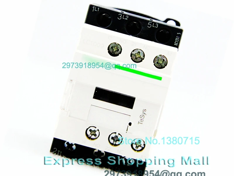 

New LC1D09F7C Contactor 9A AC 110V 3phase 50/60Hz LC1-D09F7C