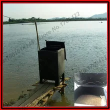 Горячая 80 кг автоматическая кормушка для рыбной фермы-Кормушка для пруда-автоматическая кормушка для рыбы