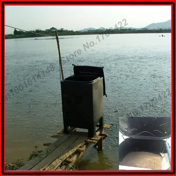 

HOT selling 80KG Automatic Fish Farm Feeder - fish feeder for pond - auto fish feeder