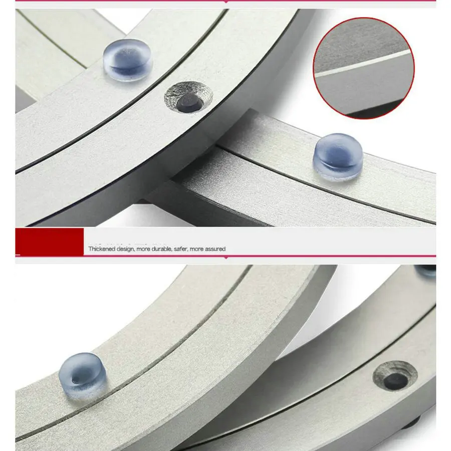 SS H8INCH/20 см диаметр мебельная фурнитура, металлоизделия настольных подносов "ленивая Сьюзан" Алюминий поворотная пластина