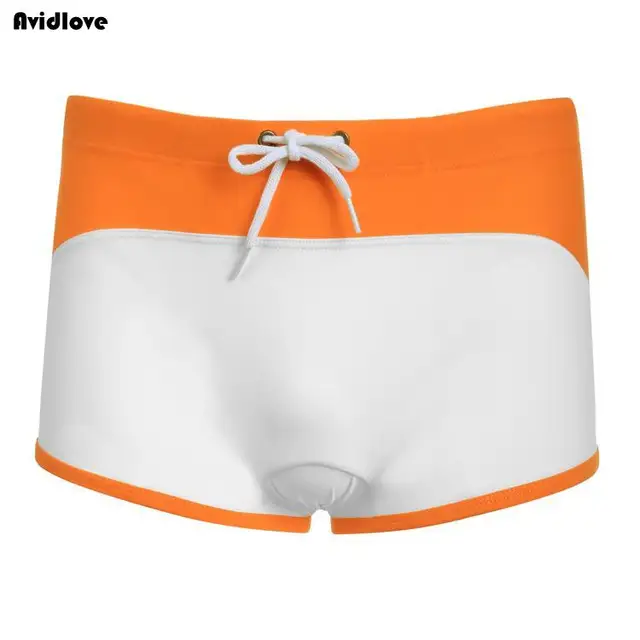Men Beach Sports Swimming Home Sexy waist strap Underwear Trunks Boxers Elastic Swimming Shorts