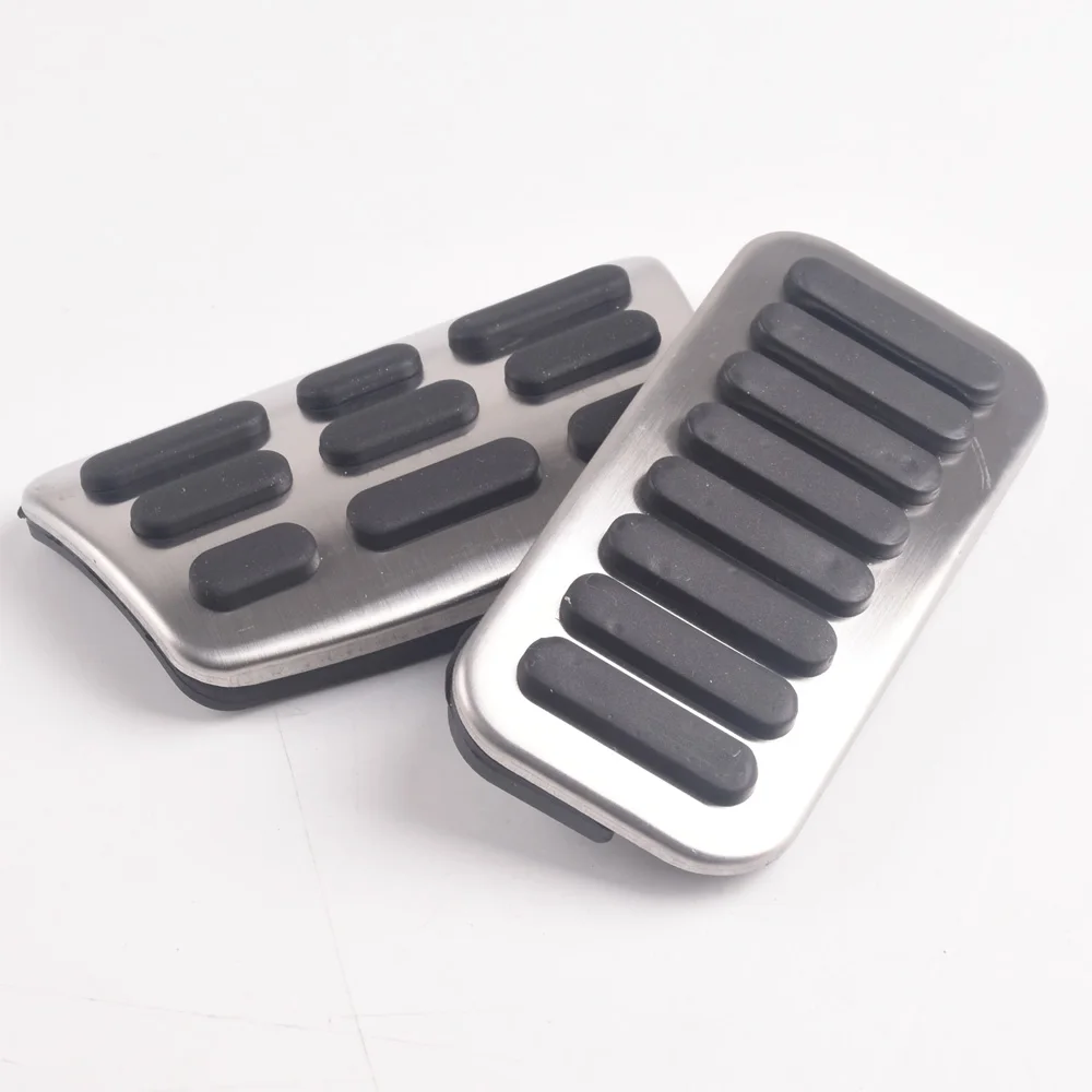 Stainless Steel Gas Fuel Brake Pedal Pads Cover AT For Hyundai Elantra