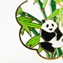 Металлические закладки в форме вентилятора панда маленькие портативные шикарные закладки для подарков WIF66