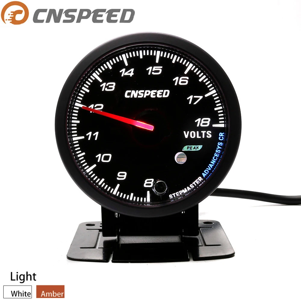 Buy CNSPEED 60MM Car Auto Voltmeter 8 18 Volt Voltage