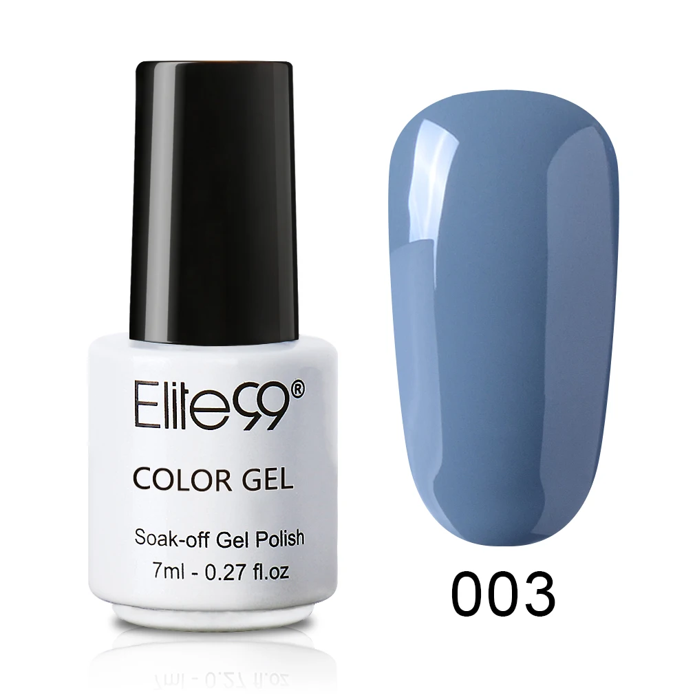 Elite99 7 мл замочить от серой серии УФ-гель для ногтей длительный лак для ногтей салон Живопись Гель-лак выбор 1 из 12 цветов - Цвет: NNH003