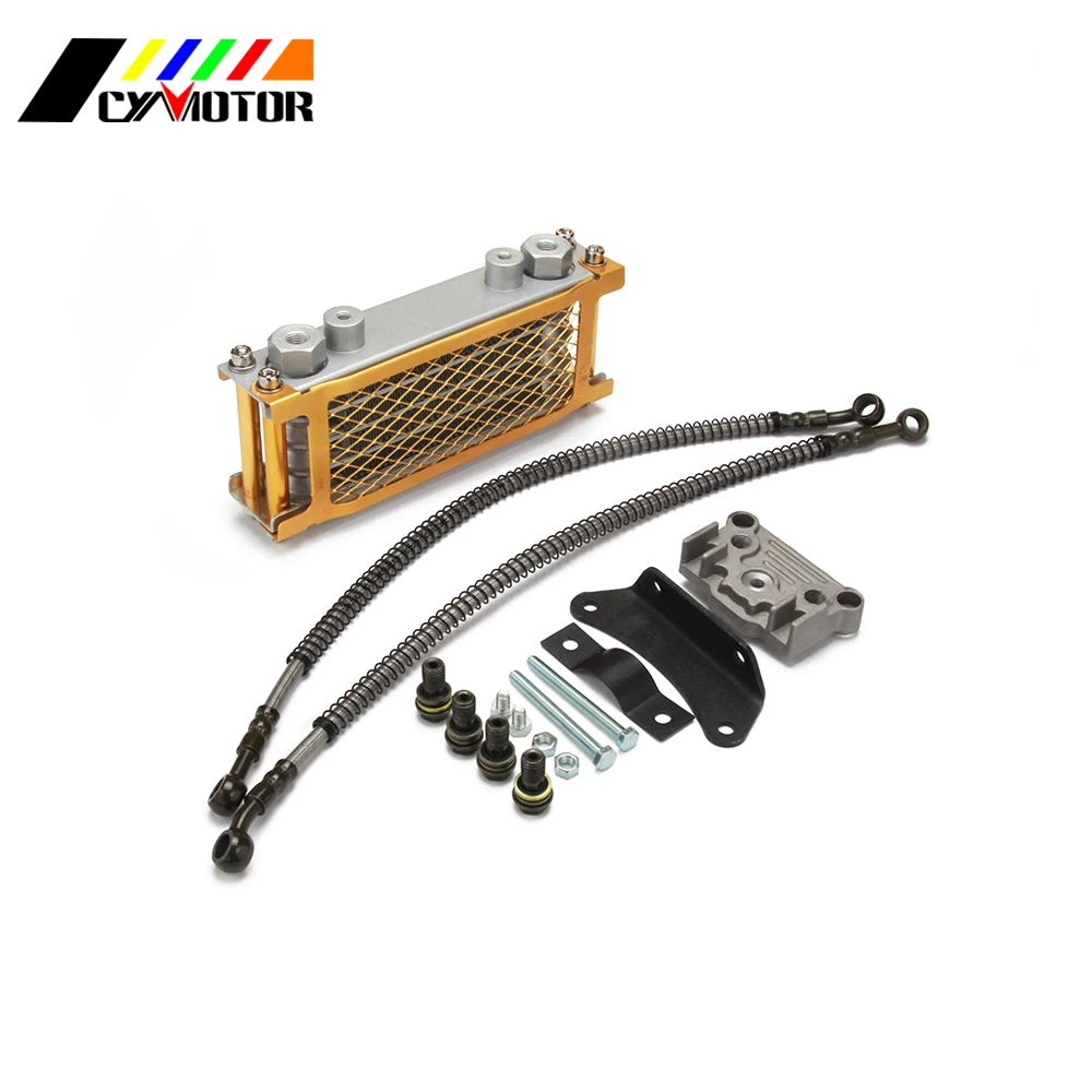 Масляный радиатор для горизонтальных двигателей Loncin Zongshen Lifan Shineray Yinxiang 125 140CC с