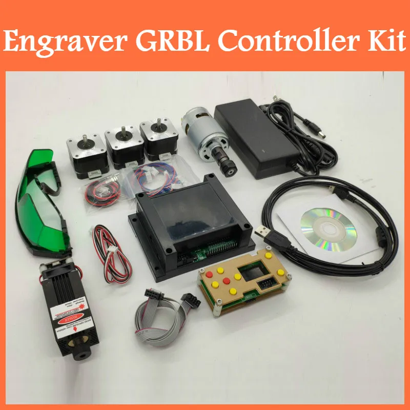 

CNC Engraver GRBL Controller Kit Wood Router Laser Engraving Machine Control component Spindle Stepper motor for cnc 3018 1610