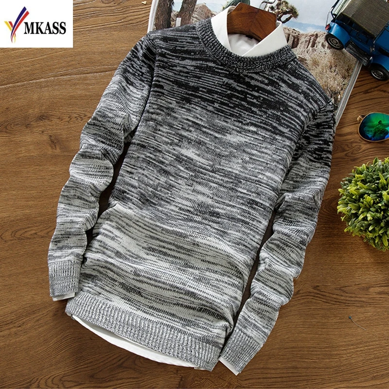 

New Fashion Cashmere Sweater Men Brand Clothing Mens Sweaters Casual Shirt Wool Pullover Men Pull O-Neck Dress
