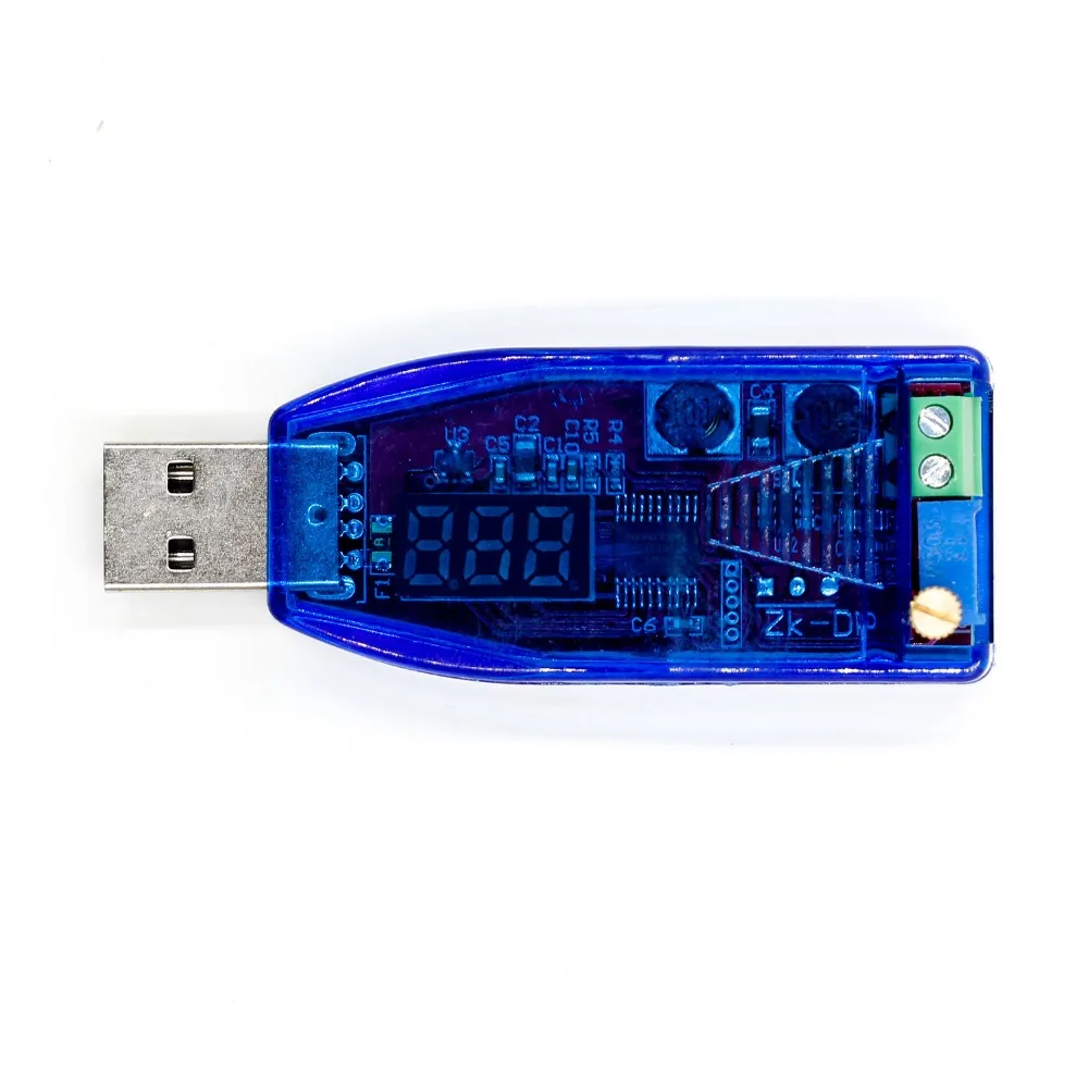 DC-DC 5V до 3,3 V 9V 12V 24V USB Шаг вверх/вниз Питание Модуль Регулируемый повышающий преобразователя постоянного тока Выход постоянного тока 1,0 V-24 V с Чехол