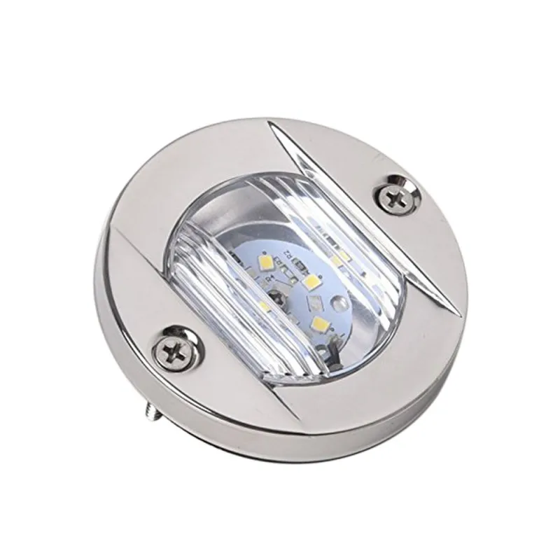 LED Marine Boat Transom Stainless Steel Anchor Stern Light Waterproof White