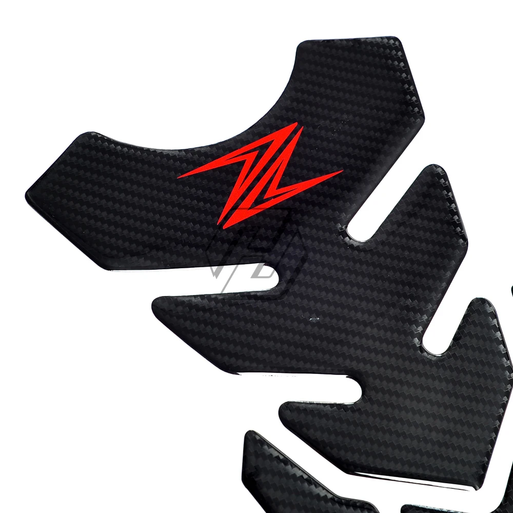 Для Kawasaki Z250 Z300 Z650 Z750 Z800 Z900 Z1000 Tankpad 3D углерода взгляд бак мотоцикла Pad Защитная Наклейка