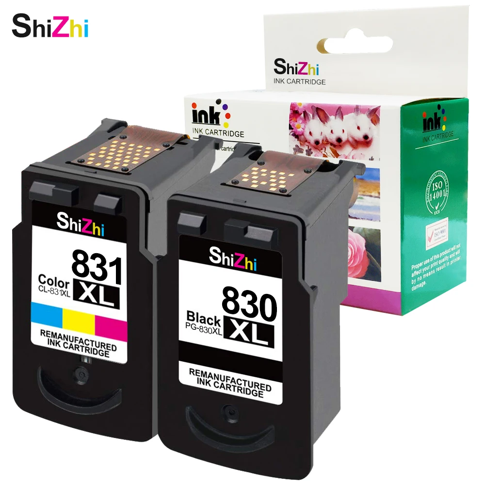SHIZHI картридж совместимый для 830XL CL 831xl Canon PIXMA IP1180 1880 1980 2580 2680 MP145 198 228 476 MX308