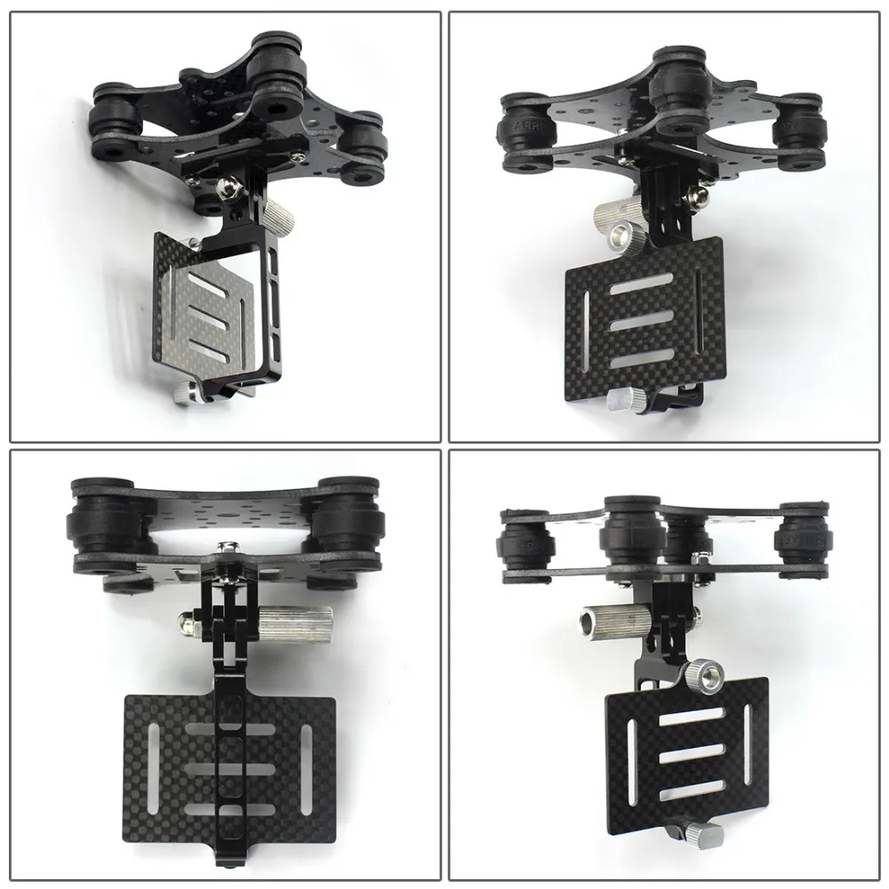 FPV amortiguación PTZ para Phantom Quadcopter multicóptero Gopro Hero 3 F10043|Детали и аксессуары| |