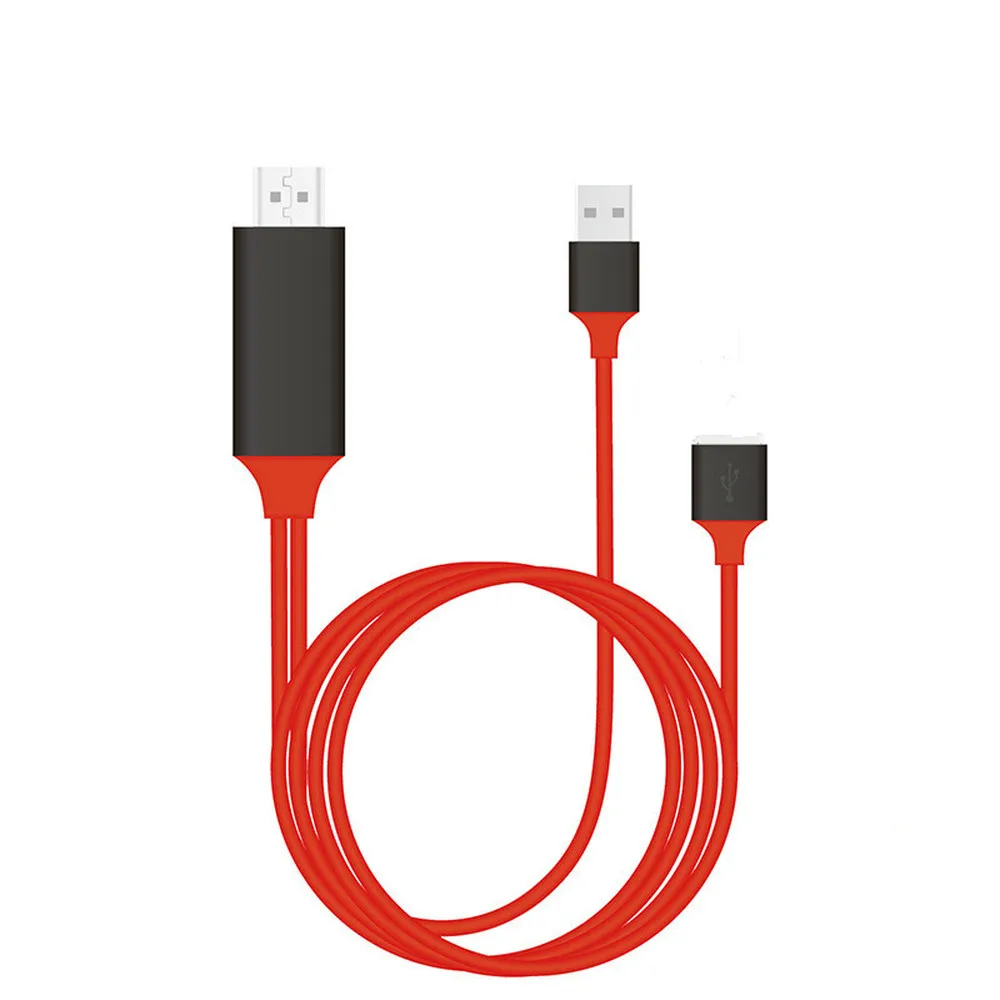 HDMI USB Проводная ТВ-палка 1080 P Full-HD HDMI зеркальный кабель для IOS OS система ТВ-Палка для смартфонов