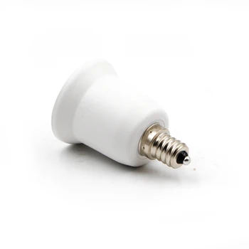 

1pcs Fireproof Material E12 to E27 LED Socket adapter lamp base E12-E27 Converter Extender base lamp holder Screw Socket Bulb