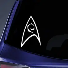 Bargain Max Decals - Starfleet Engineering Insignia Sticker Decal Notebook Car Laptop 5 (White)