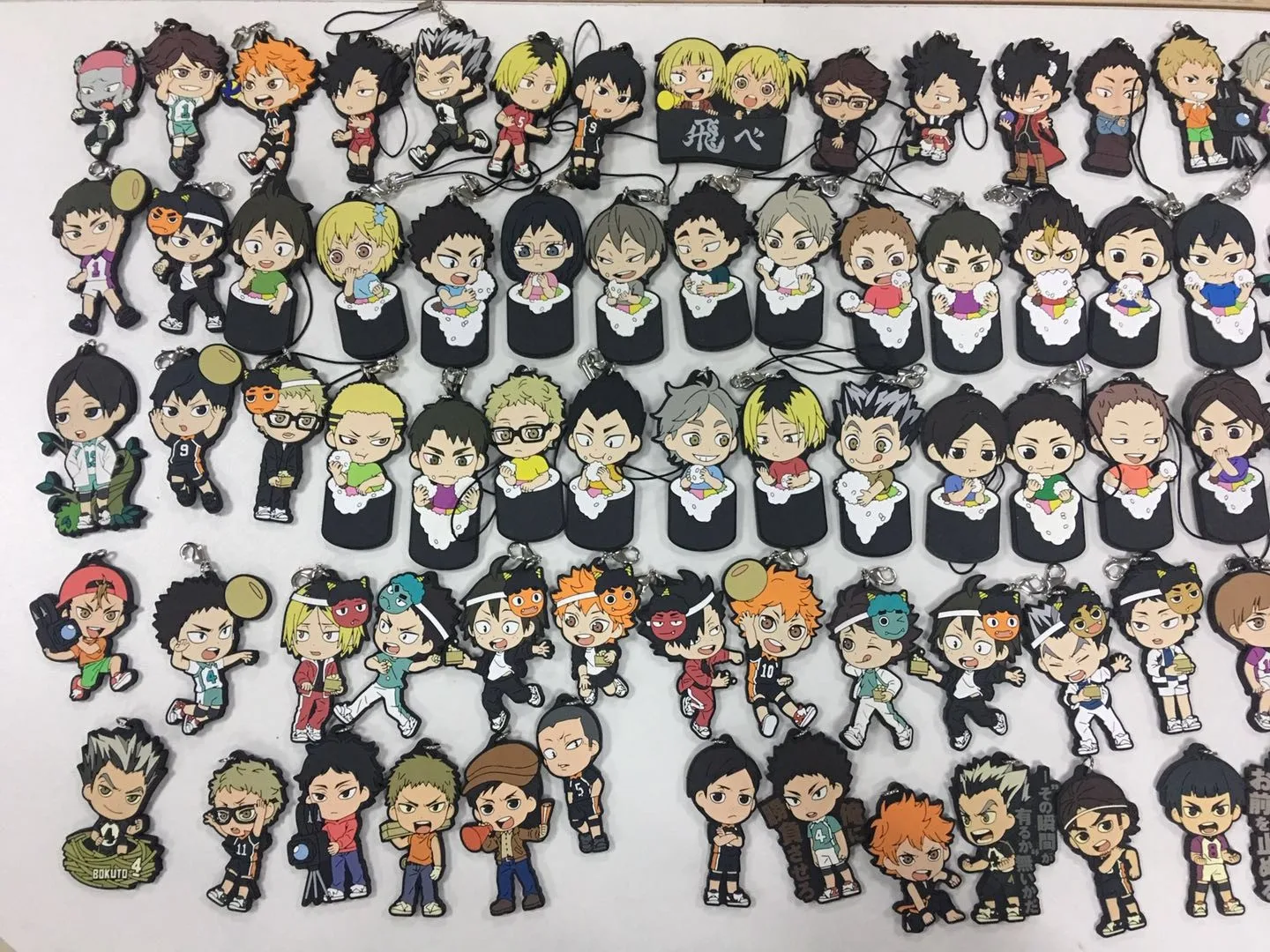 haikyuu Keychain Key Ring Cosplay 5pcs//set randomly send Anime Haikyuu!