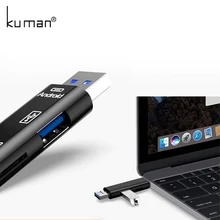 

Samsung Microsd Card Reader Super Speed TF Card Reader to USB and MicroUSB Interface Multi Smart Memory for Computer Phone PC