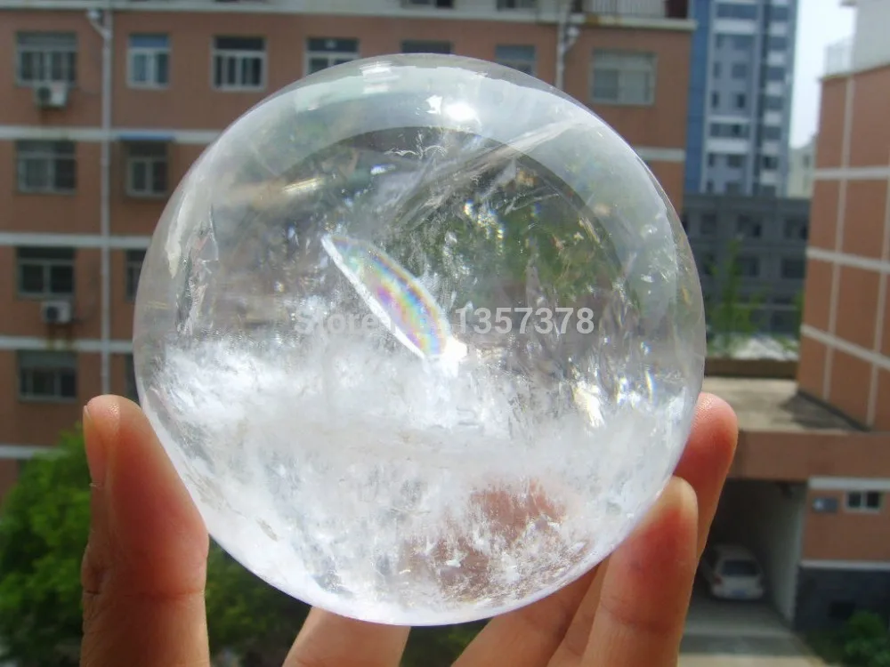 

huij 00128 Natural Quartz Crystal Sphere Ball Healing China