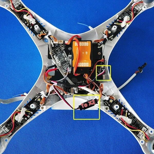 HML350 V2 Electric Retractable Landing Gear Kit For DJI Phantom 2 Phantom 2 Vision