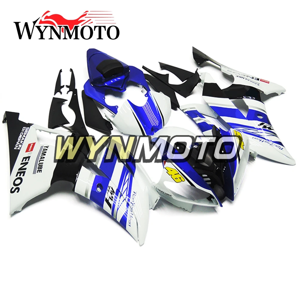 

ABS Injection Plastics Full Fairings For Yamaha YZF R6 Year 2008 - 2015 08-15 2016 16 Motorcycle Fairing Kit Blue White Yellow