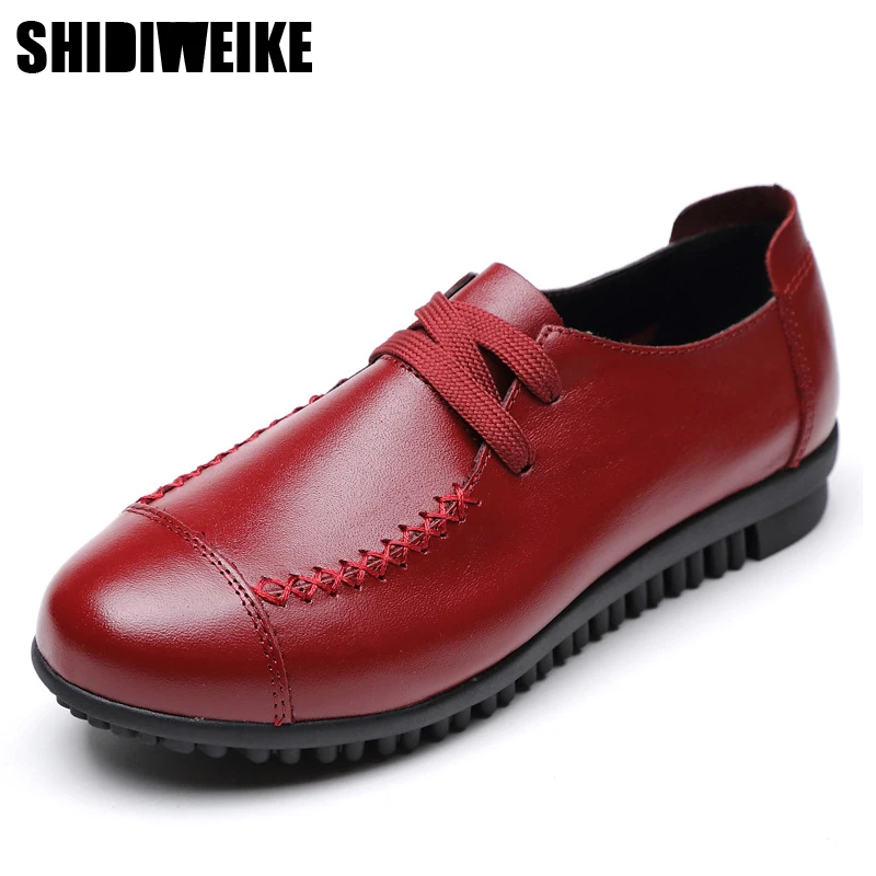 

Women Flats Slip On Women Loafers Soft Moccasins With Genuine Leather Shoes Woman Flat Shoes Women x076