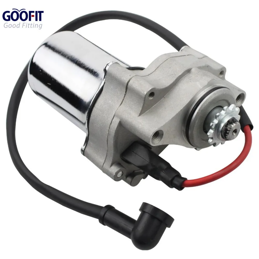 GOOFIT Atv Electric Starter Motor Chinese Top Engine Mount 50cc 70cc