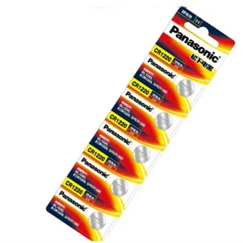 

100Pcs/lot PANASONIC CR1220 BR1220 DL1220 ECR1220 LM1220 3V Lithium Batteries Cell Button Coin Battery