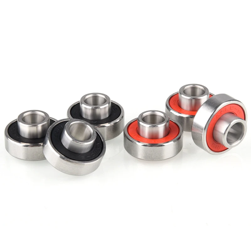 2pcs 608 2RS Inline Roller Skate Wheel Bearing Anti rust Skateboard