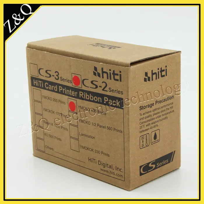 Hiti CS 200E или CS200e принтер YMCKO цветная лента|hiti ribbon|card printer ribbonprinter ribbon |