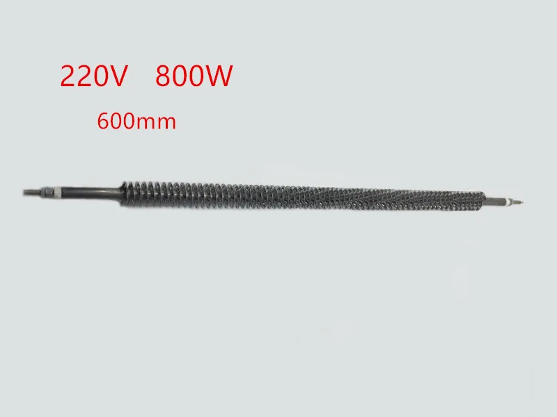 

800W 220V finned heating element 600mm, straight fin tubular heat element