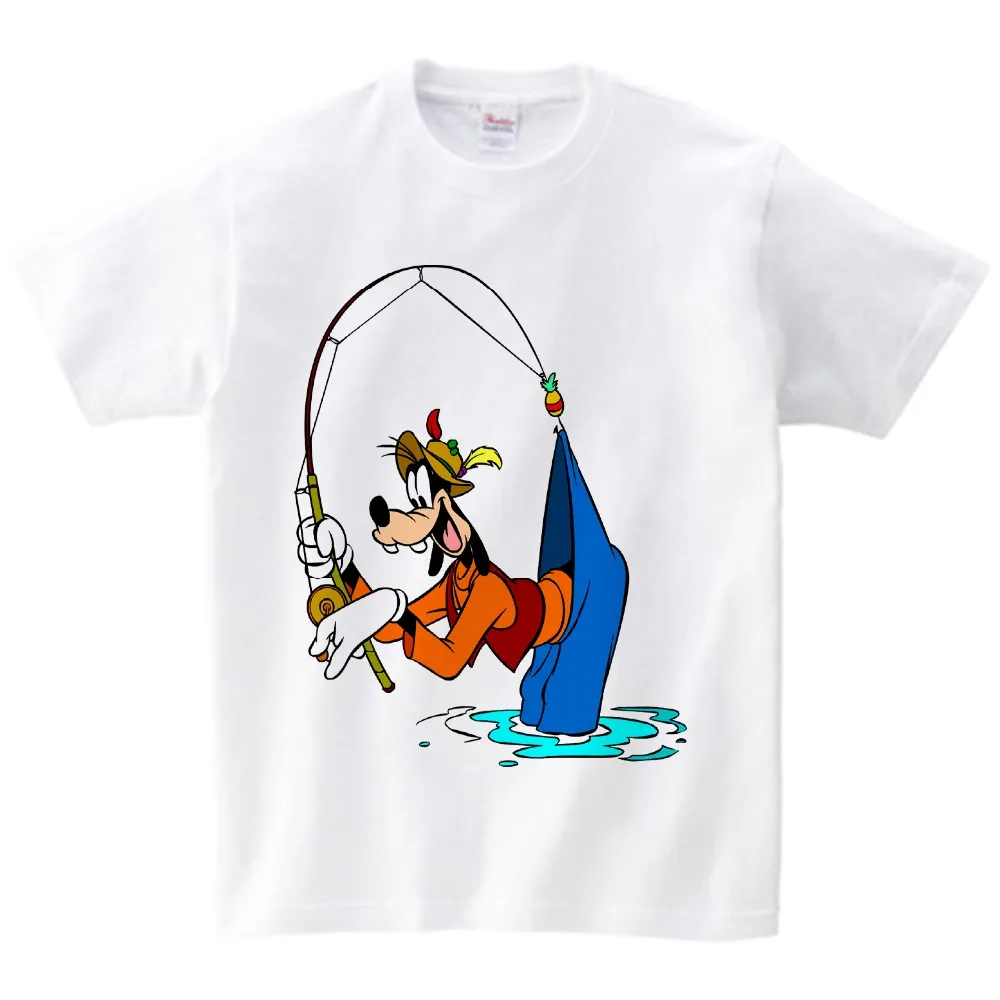 Детская футболка, Футболка с принтом Микки Мауса, футболка с короткими рукавами и круглым вырезом для мальчиков и девочек, милые футболки с мультипликационным принтом «Микки Маус» для 2-15 лет, NN