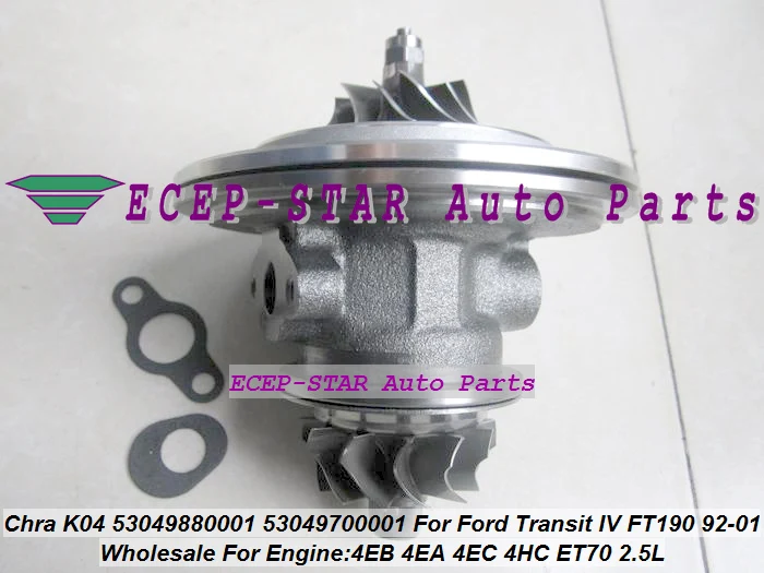 Turbo Cartridge Chra Core K04 53049880001 53049700001 1057139 Turbocharger For Ford Transit IV FT 190 4EB 4EA 4EC (3)