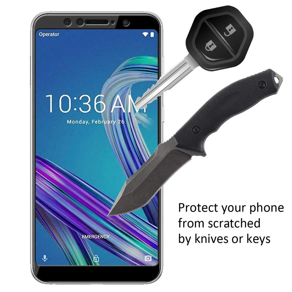 Защитное стекло Glass на asus zenfone max pro(m1) zb602kl / стекло на асус зенфон макс про м1 zb602kl Экран протектор Закаленное на Стекло для Asus ZB602KL ZB ZB602 602 602KL KL X00TD стекло