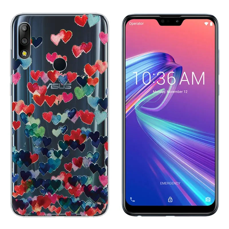 Case for Asus ZB631KL Zenfone Max Pro M2 Silicone ZB633KL Zenfone Max M2 Cover Transparent ZB 631KL Soft TPU ZB633 KL Fundas  (41)